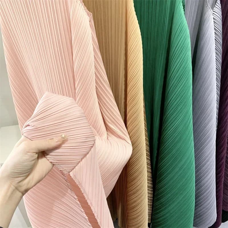 ALSEY-Robe plissée à col rond pour femme, tenue de soirée élégante, simple et décontractée, nouvelle