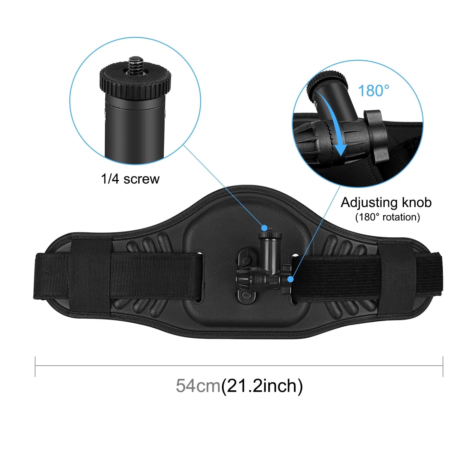 PULUZ – sangle de montage de ceinture de taille et monopode pour perche à Selfie, pour GoPro/Insta36