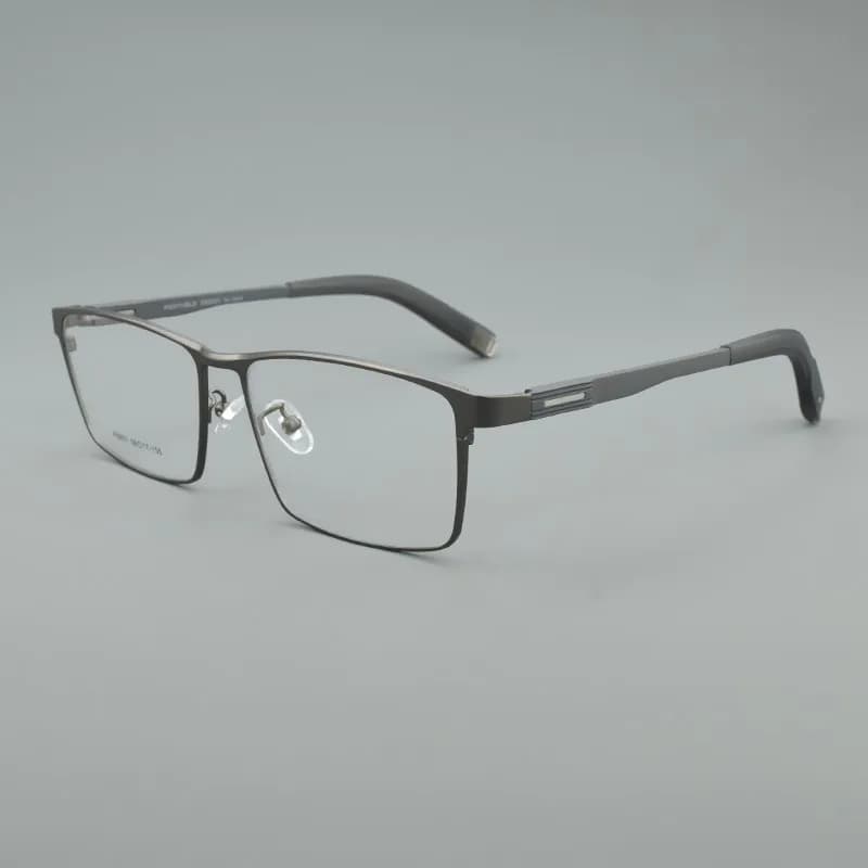 Montures de lunettes en alliage de titane pour hommes, monture de lunettes de Prescription optique, 