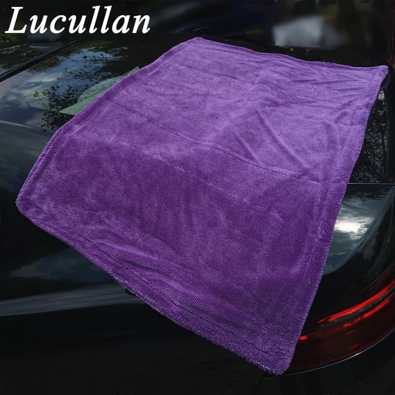 Lucullan 60X90CM 1200GSM Premium Twist vêtements en peluche une passage nettoyage de véhicule détail