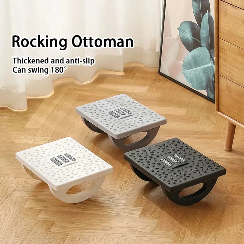 Repose-pieds portable sous le bureau, tabouret ergonomique avec rouleaux de Massage, repose-pieds po