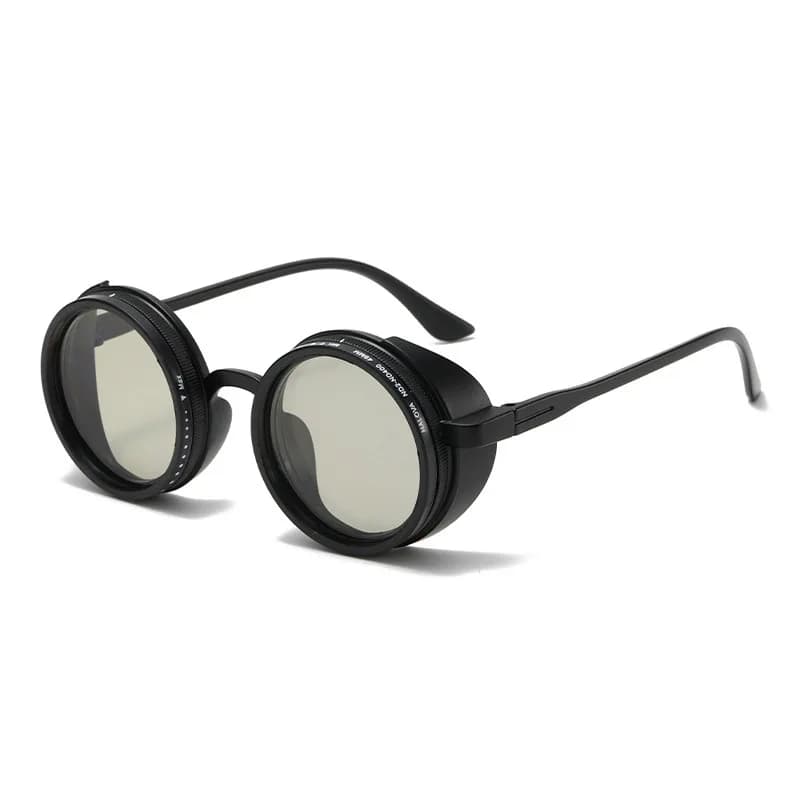 SEAMERGO rétro petit cadre rond ND9 lunettes de soleil polarisées à intensité variable à la mode lun