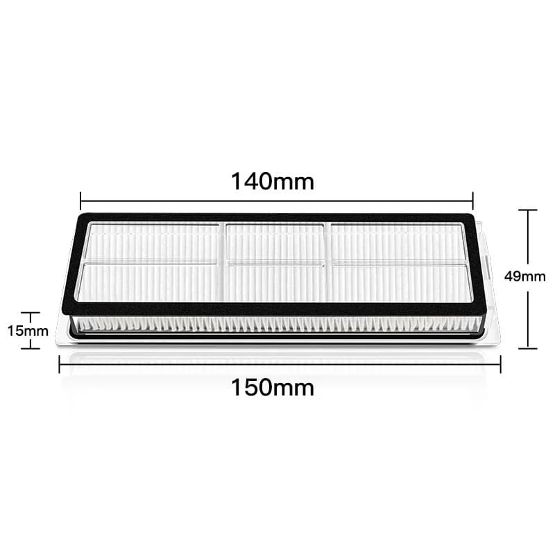 Compatible avec Xiaomi Mi Robot Vacuum Mop 2 STYTJ03ZHM Pièces d'Aspirateur Brosse Principale Filtre