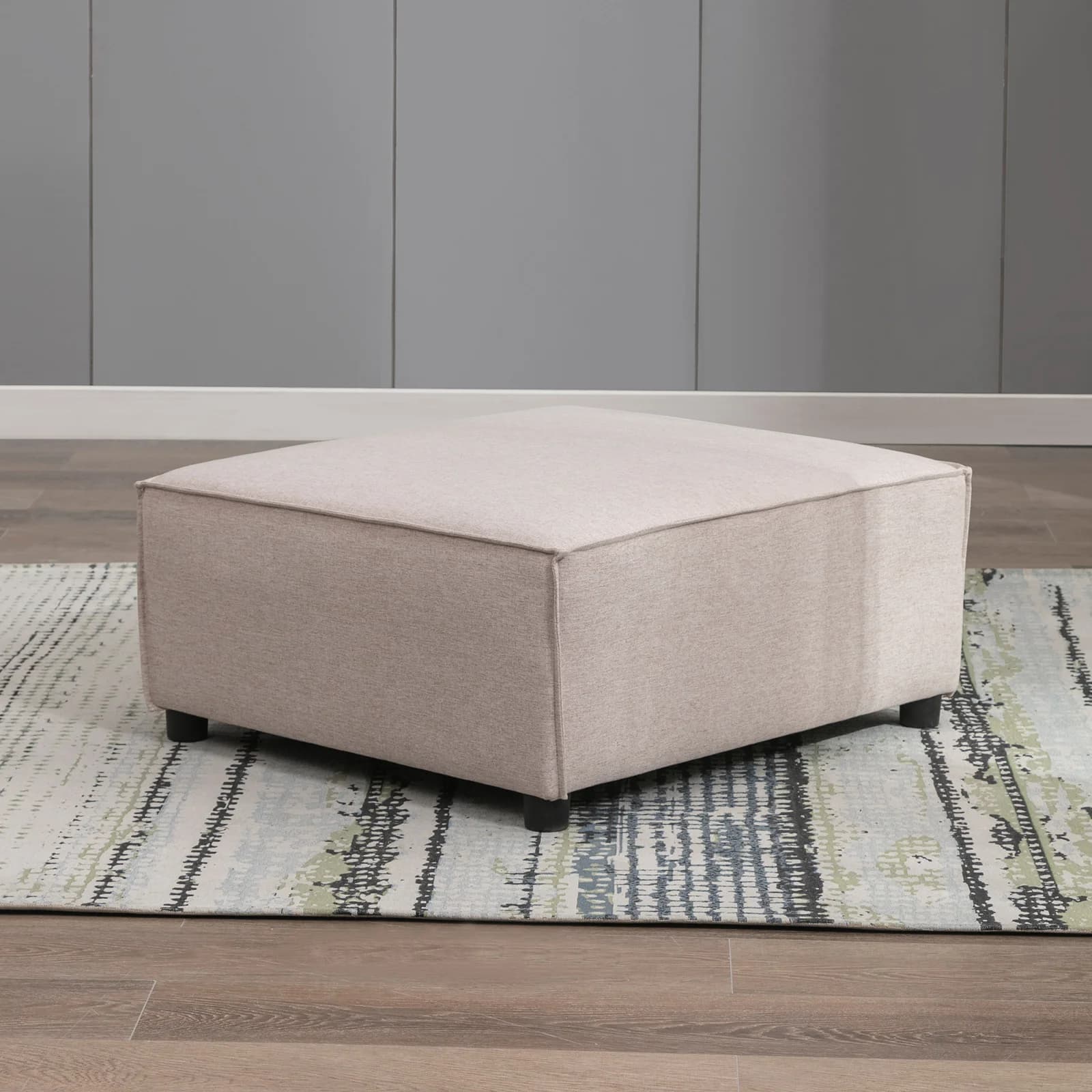 HORGgland-Canapé modulaire convertible carré O, canapé d'angle moderne, chaise sans bras simple au s