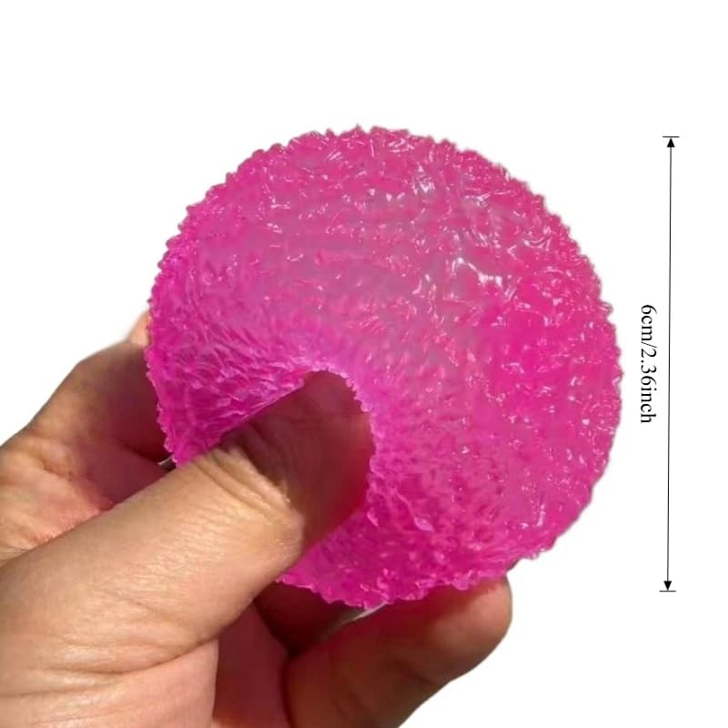 Jouet anti-stress Squishy Ice Ball Maltose Fidgets, super doux, rose, mochi, à récupération lente, j