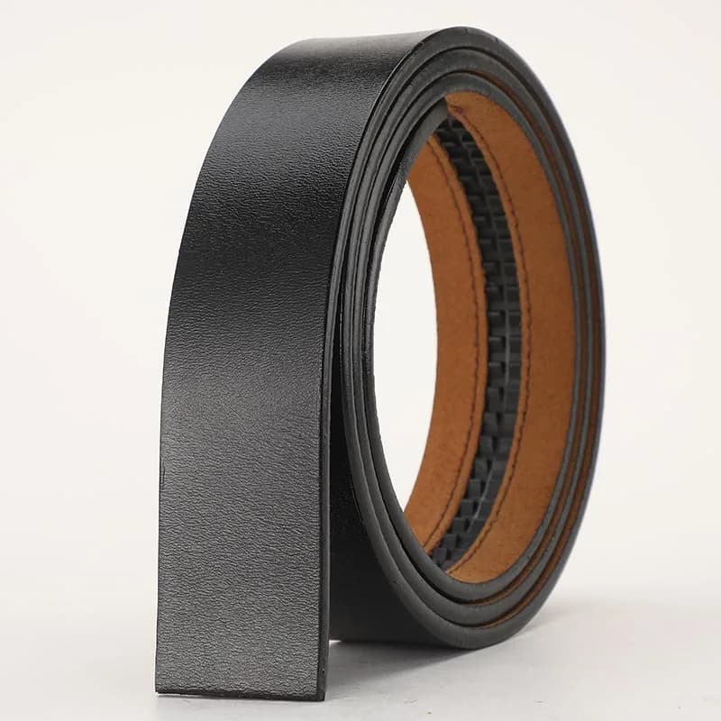 Nouveaux ceintures en cuir véritable pour hommes ceintures à boucle automatique hommes mode sans bou