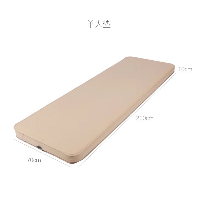Matelas pneumatique d'extérieur autogonflant, tente de camping confortable, polymères 1-2, lit de co