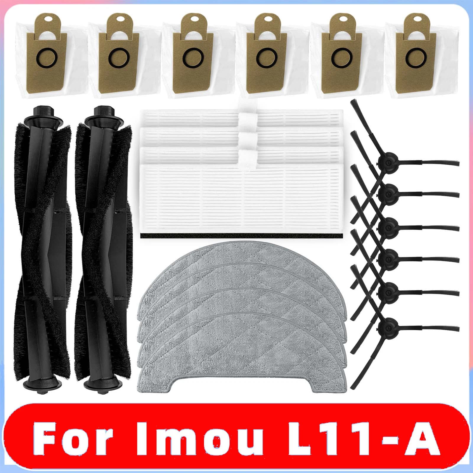 Pour Imou L11 pièce de rechange brosse principale bord rotatif brosse latérale filtre Hepa vadrouill