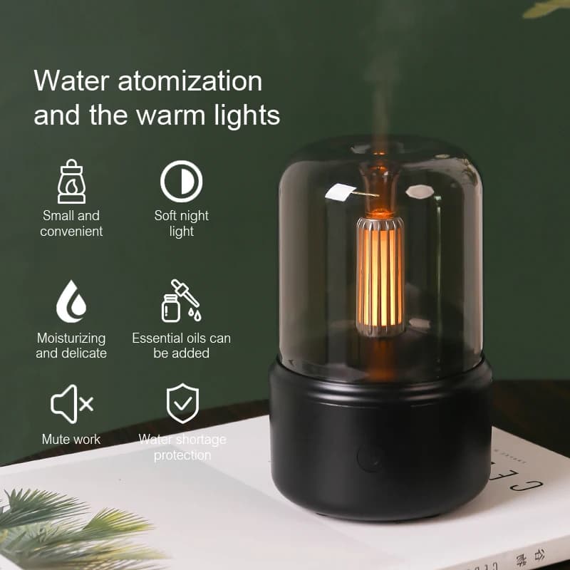 KINSCOTER maison diffuseur d'arôme Portable USB humidificateur d'air huile essentielle veilleuse bru