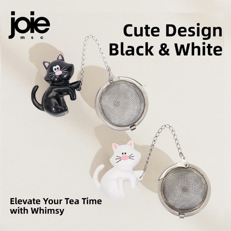 Joie infuseur à thé créatif sécurité sachet de thé filtre forme de chat mignon passoire à thé pour t