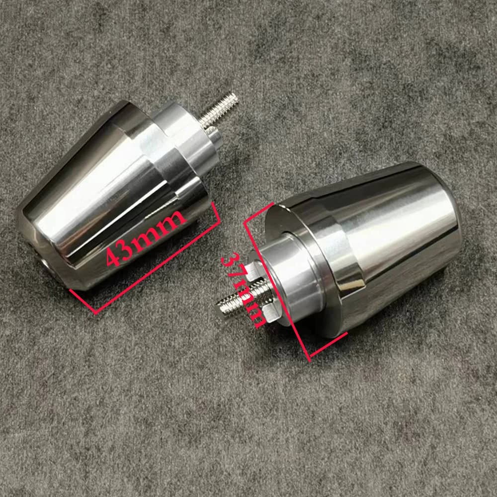 Bouchon de poignée de guidon de moto en acier inoxydable, pour Honda Gold Wing GL1800 GL1800B F6B ST