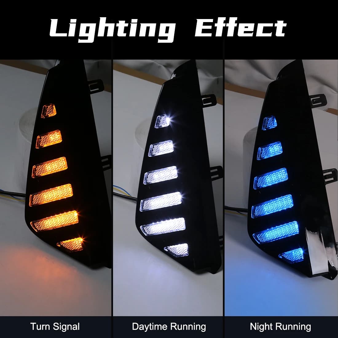 Pour Nissan Sentra Sylphy 2023 2024 feux diurnes LED DRL clignotant antibrouillard feux diurnes 3 co