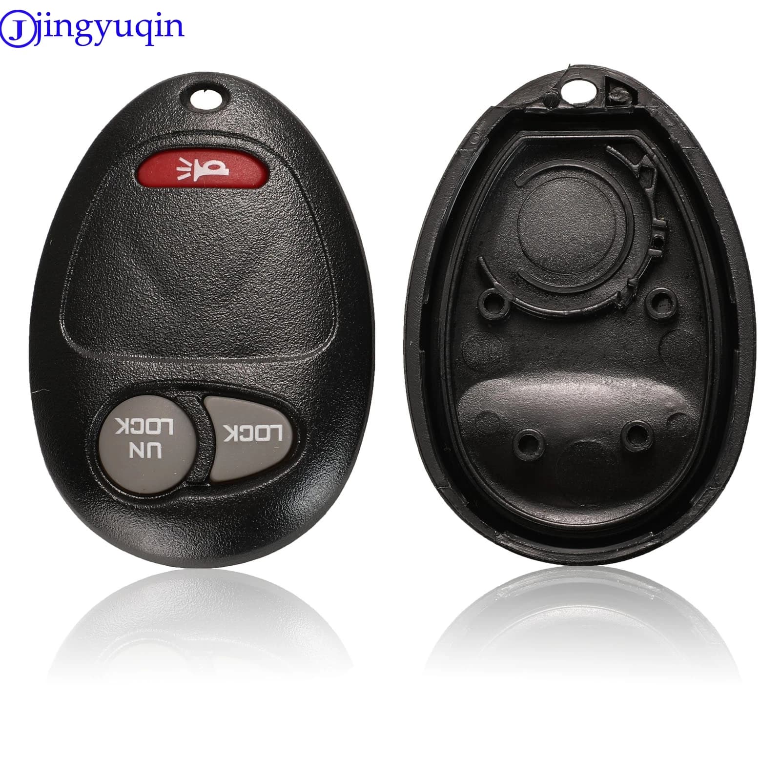 Jingyuqin-Coque de clé de voiture pour Buick Hummer, coque de clé à distance, porte-clés vierge, H3 