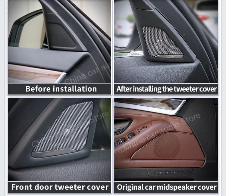 Couvercle de circulation de twecirculation de porte avant de voiture pour BMW F10, F11, série 5, têt