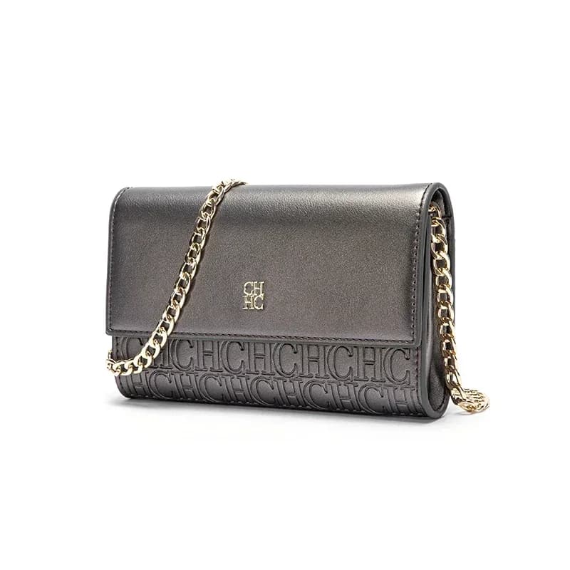 Sac à bandoulière polyvalent pour femme CH Festival Essential avec imprimé lettres, collection mode 