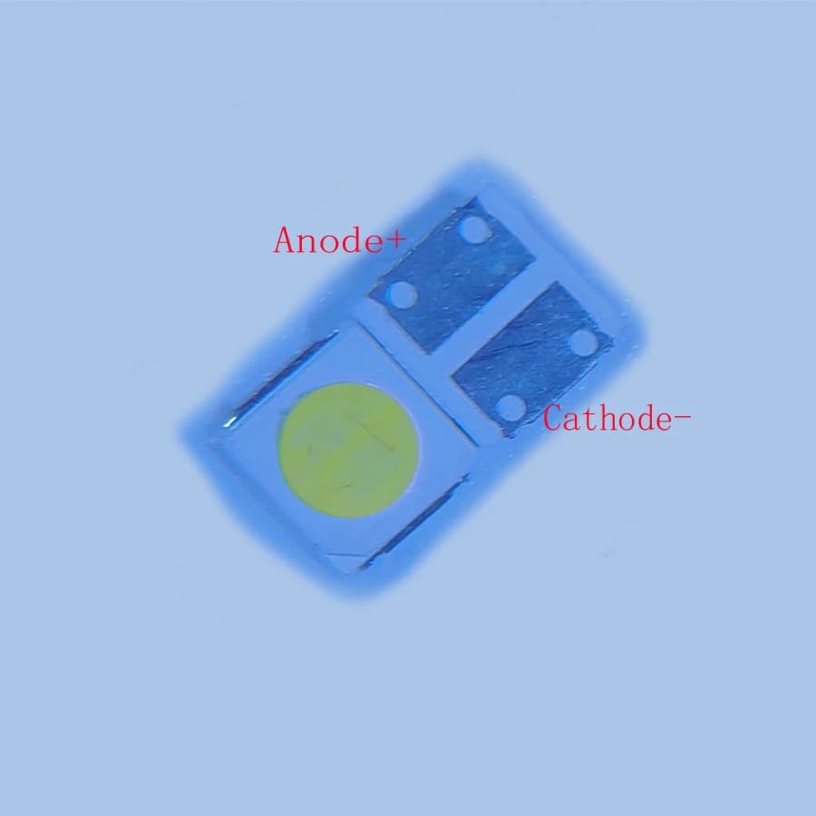 100 pcs/Lot 2 W SMD LED 3030 6 V blanc froid haute puissance pour Application de rétro-éclairage de 