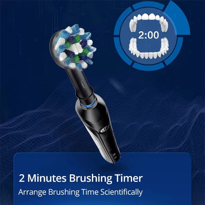 Brosse à dents électrique Oral B originale PRO 4000, capteur de pression 3D, nettoyage quotidien des
