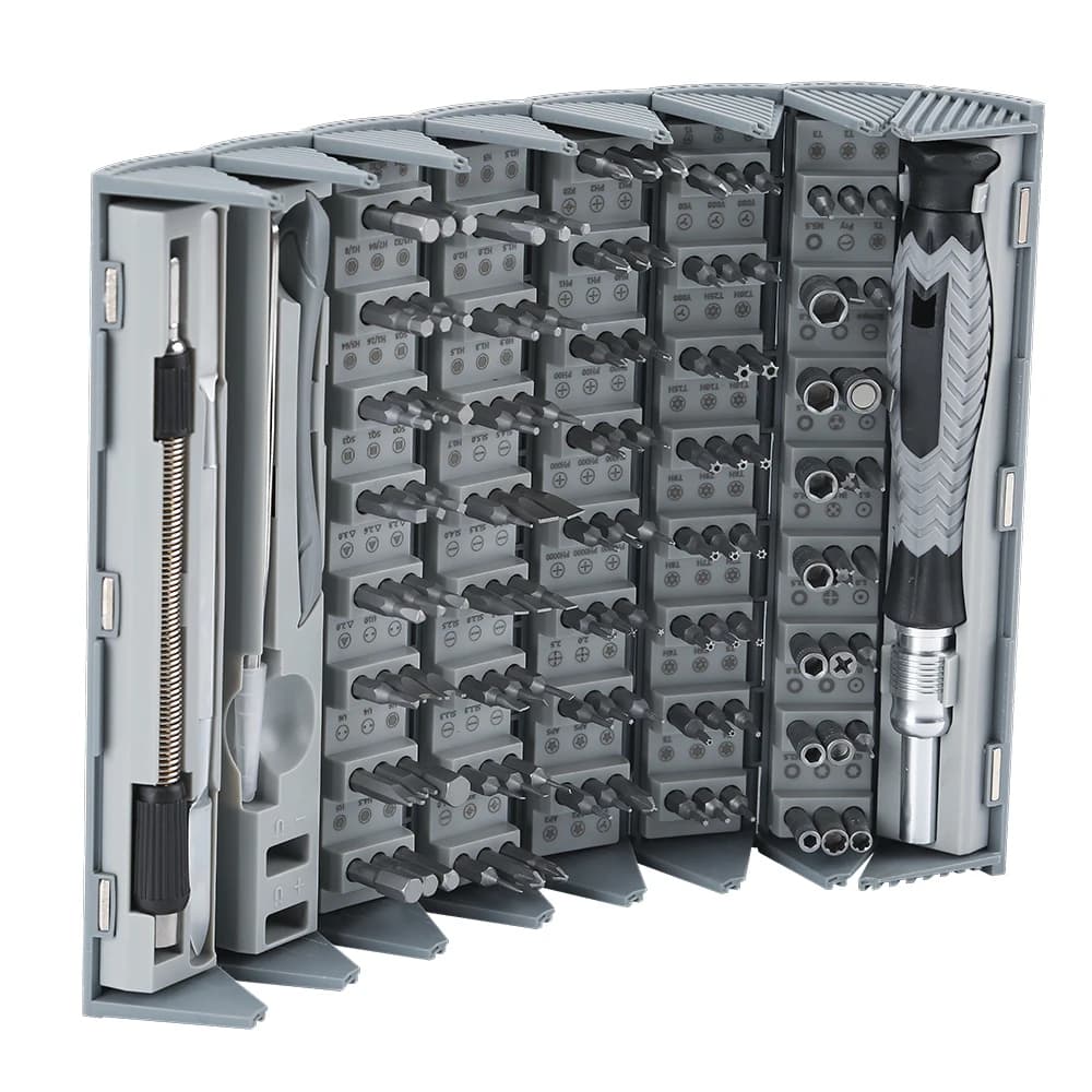 Jeu de tournevis de précision 126 en 1, kit d'outils manuels, mini petit embout magnétique, réparati