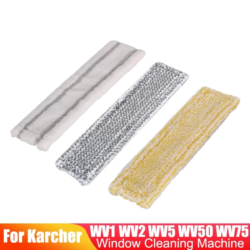 Nettoyeur de vitres en Microfibre pour Karcher WV1 WV50 WV75 WV2 WV5, accessoires de remplacement po