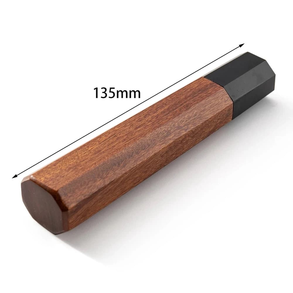 Manche de couteau de chef japonais en bois, accessoires de cuisine, opaque, 35% respectueux de l'env