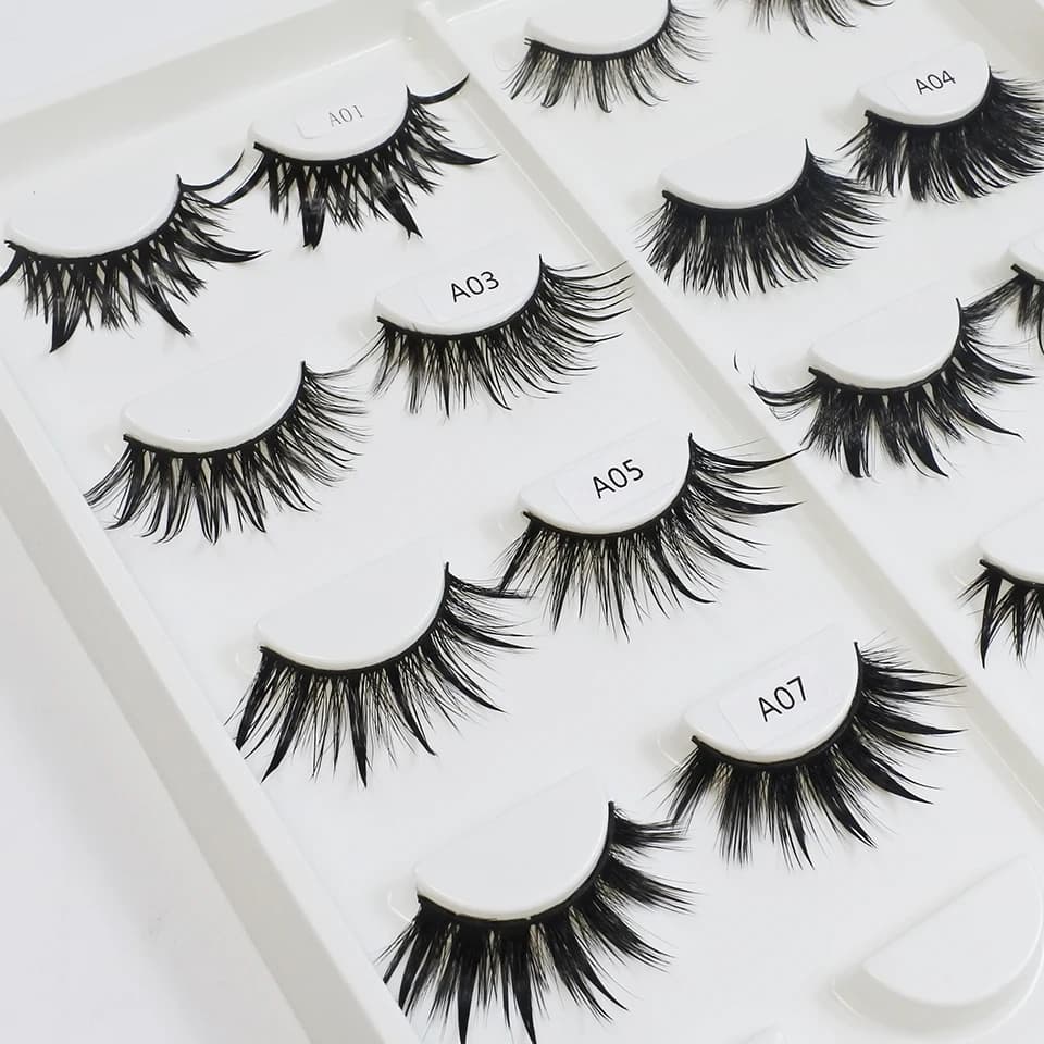 RED SIREN – faux-cils en Manga mouillés, longs, épais, naturels, à la mode, maquillage coréen, nouve