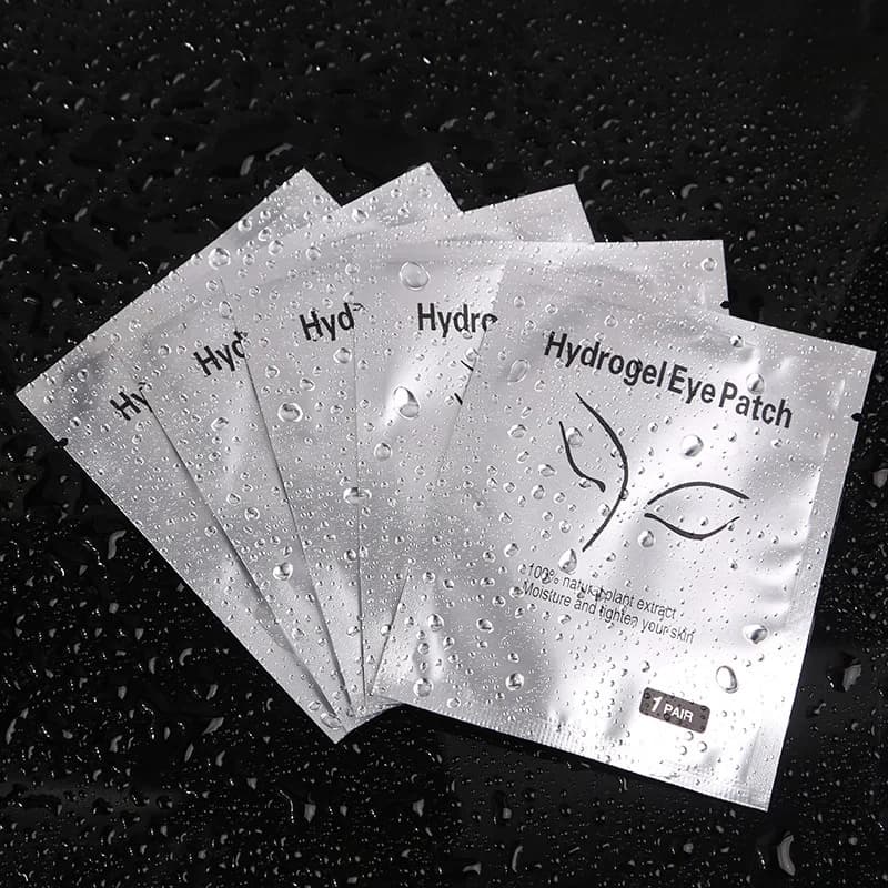 50 paires de patchs pour cils sous les yeux, coussinet d'isolation pour les yeux, élimine l'hydrogel