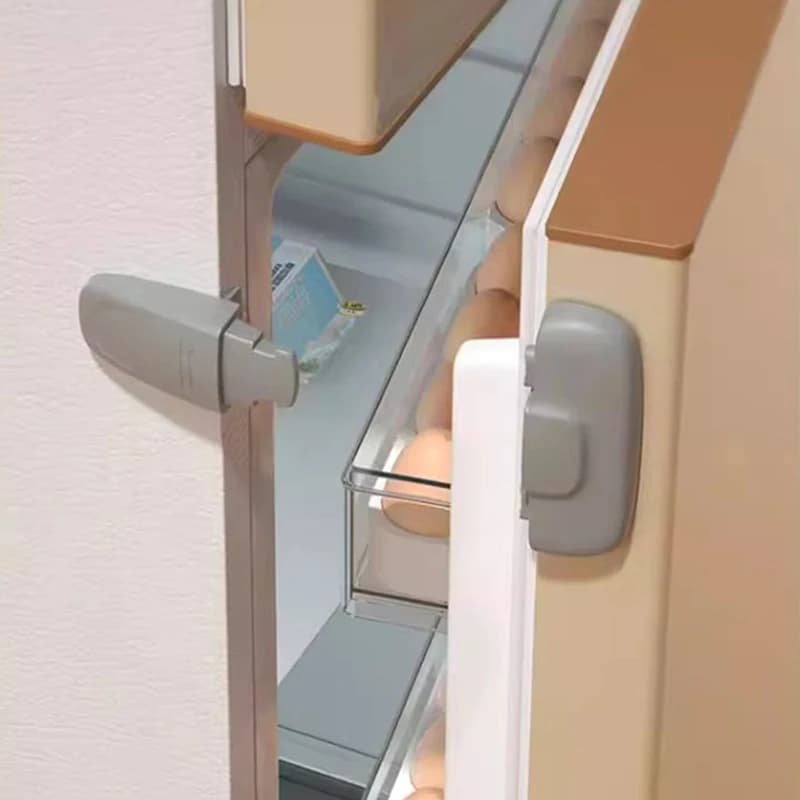 Serrure de porte pour réfrigérateur, congélateur et armoire, loquet de sécurité pour bébé et enfant 