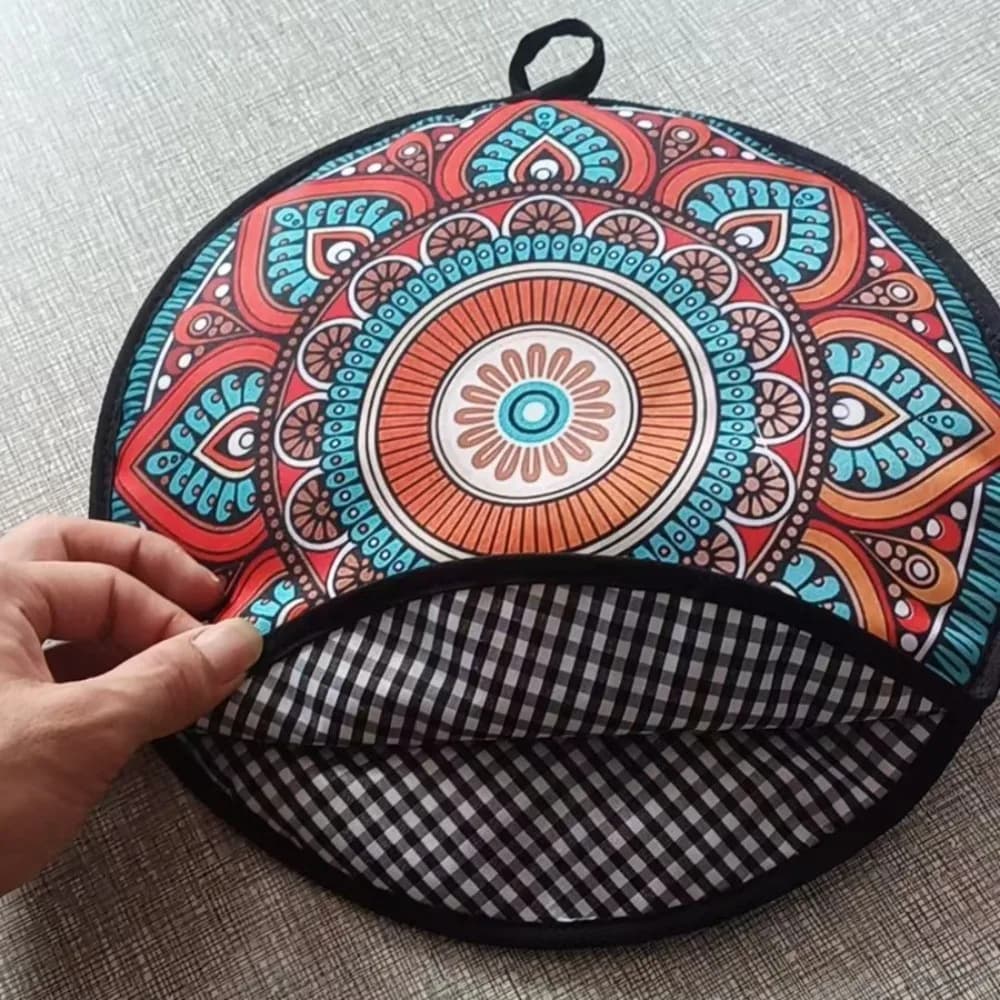 Pochette chauffante pour tortillas, compatible micro-ondes, 12 pouces, sac isotherme réutilisable po