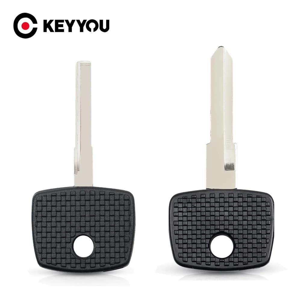 KEYYOU – coque de clé de voiture à distance, 10 pièces, lame non découpée, pour transpondeur Benz, M
