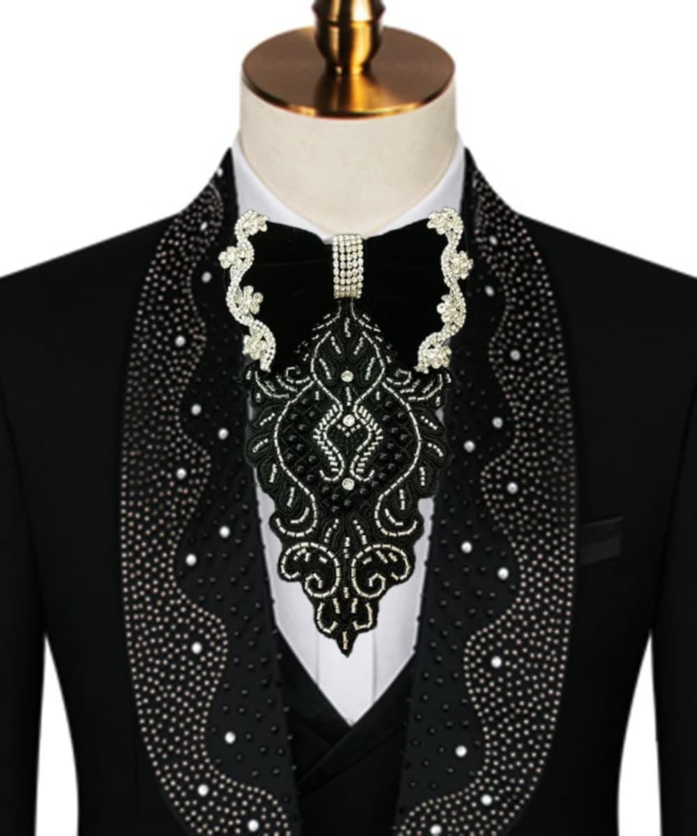 Cravate pour hommes, Design Original, bijoux faits à la main, haut de gamme, costume de Banquet d'af