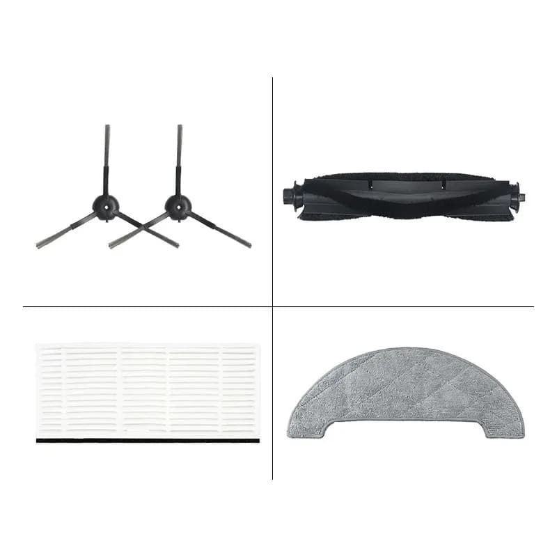 Pièces de rechange pour Proscenic M8 Pro, brosse latérale principale, filtre Hepa, chiffon de vadrou