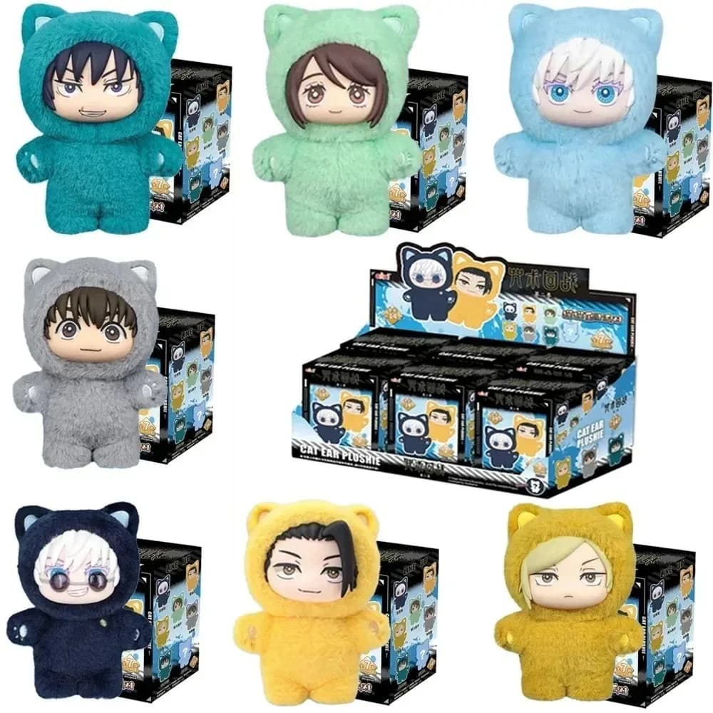 , Nouveau les monstres Jujutsu Kaisen vinyle visage poupée figurine sac à dos pendentif jouets cadea