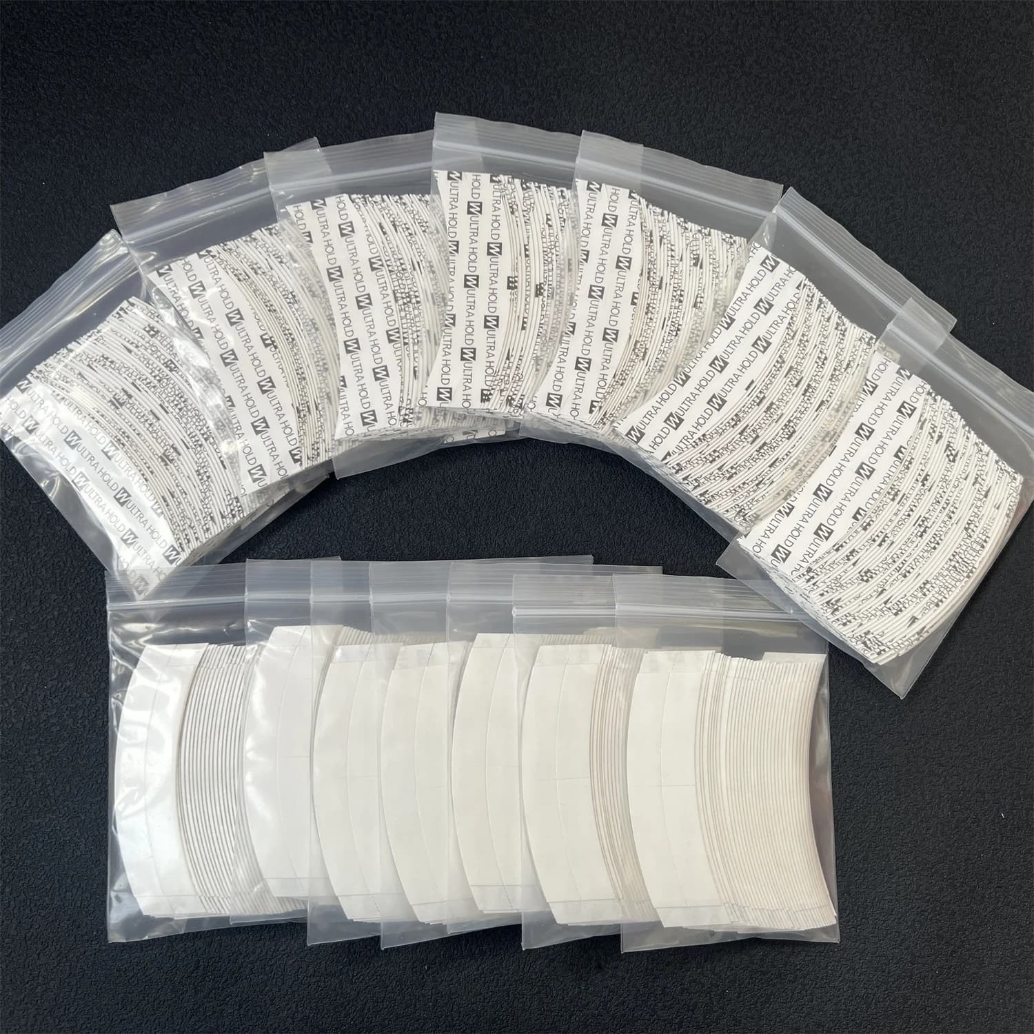 1/5/10/15 Packs de Bandes Adhésives Ultra Fortes Double Face pour Systèmes Capillaires, Super Adhési