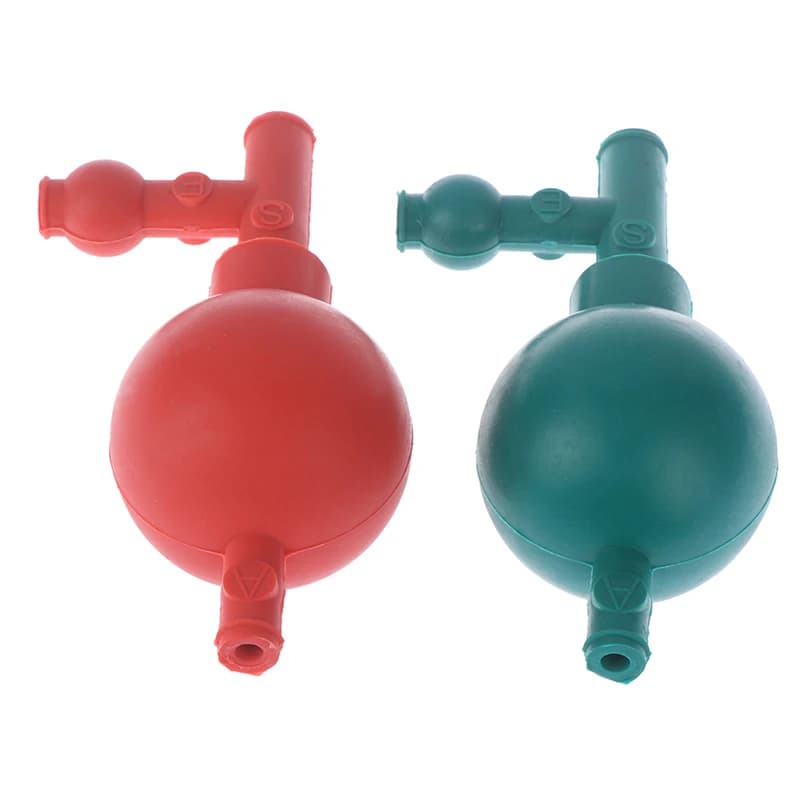 Ampoule d'aspiration en caoutchouc de laboratoire, remplissage de pipette quantitatif à pression sûr