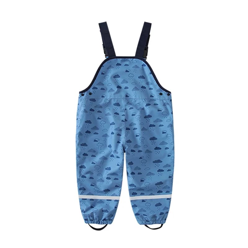 HONEYKING enfants pantalons de pluie imperméables combinaisons pour bébés garçons filles salopette p