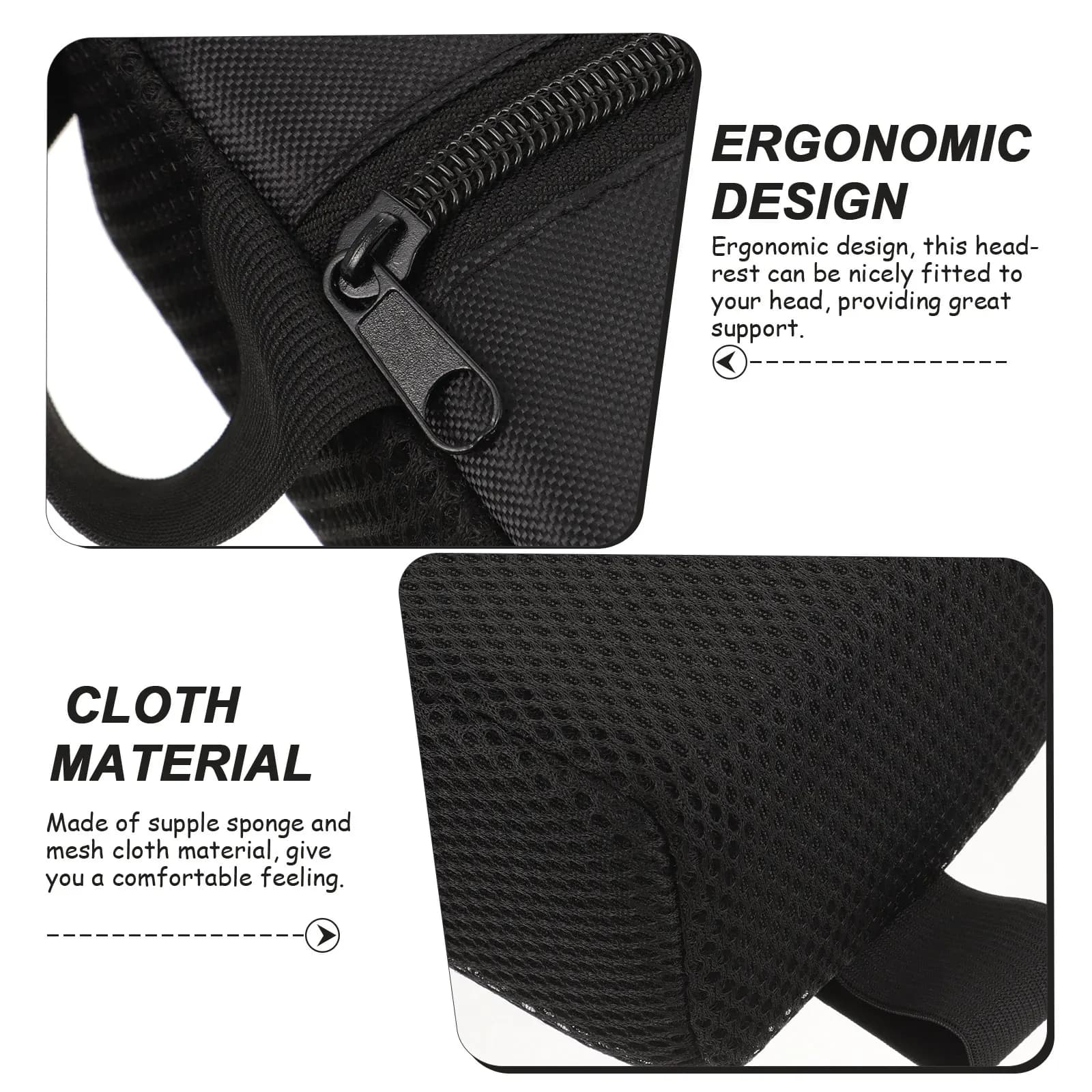 Support de nuque réutilisable et confortable, attache pour appuie-tête, accessoire d'oreiller de pos