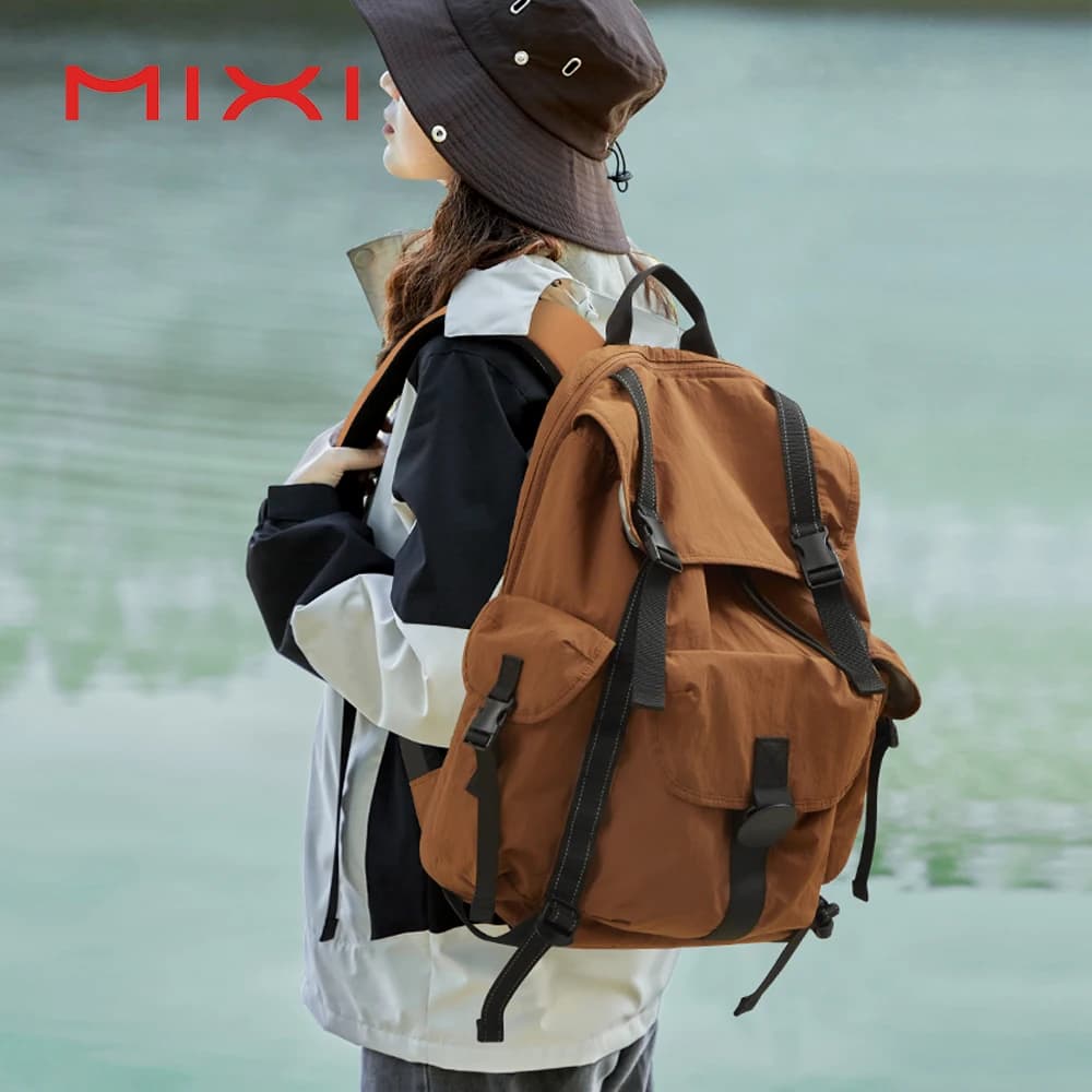 Mixi – sac à dos de voyage pour ordinateur portable de 18 pouces, approuvé par le vol, convient à un