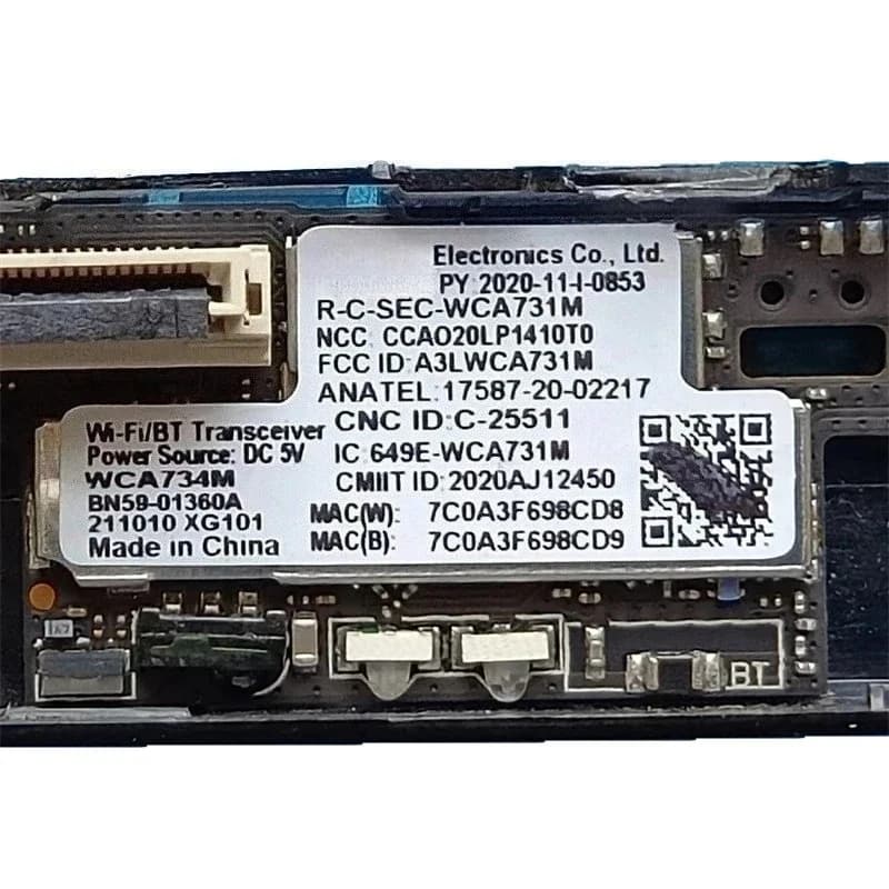 Tout nouveau BN59-01360A WCA731M WCA734M 649E-WCA731M WIFI Bluetooth technologie sans fil est pour Q