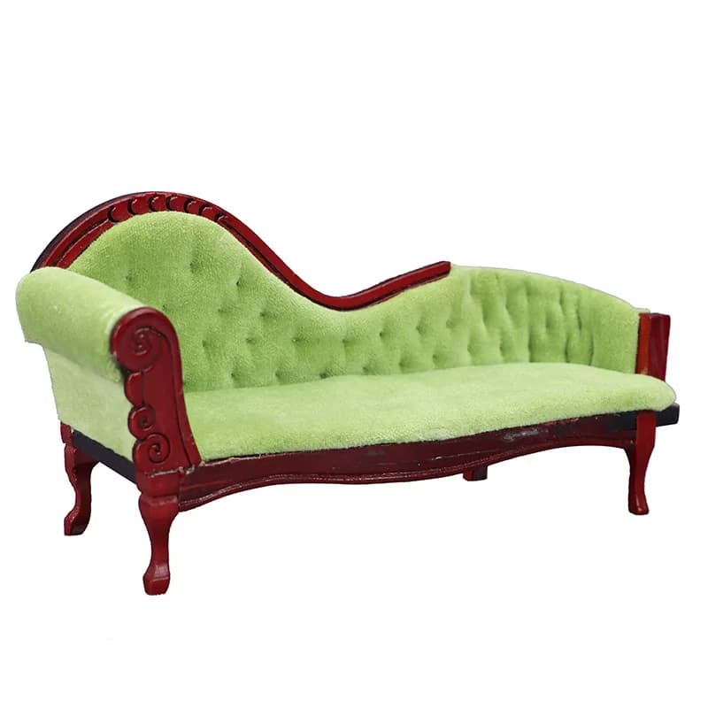 1:12 Mini poupée décoration style européen chaise canapé maison de poupée modèle miniature scène meu