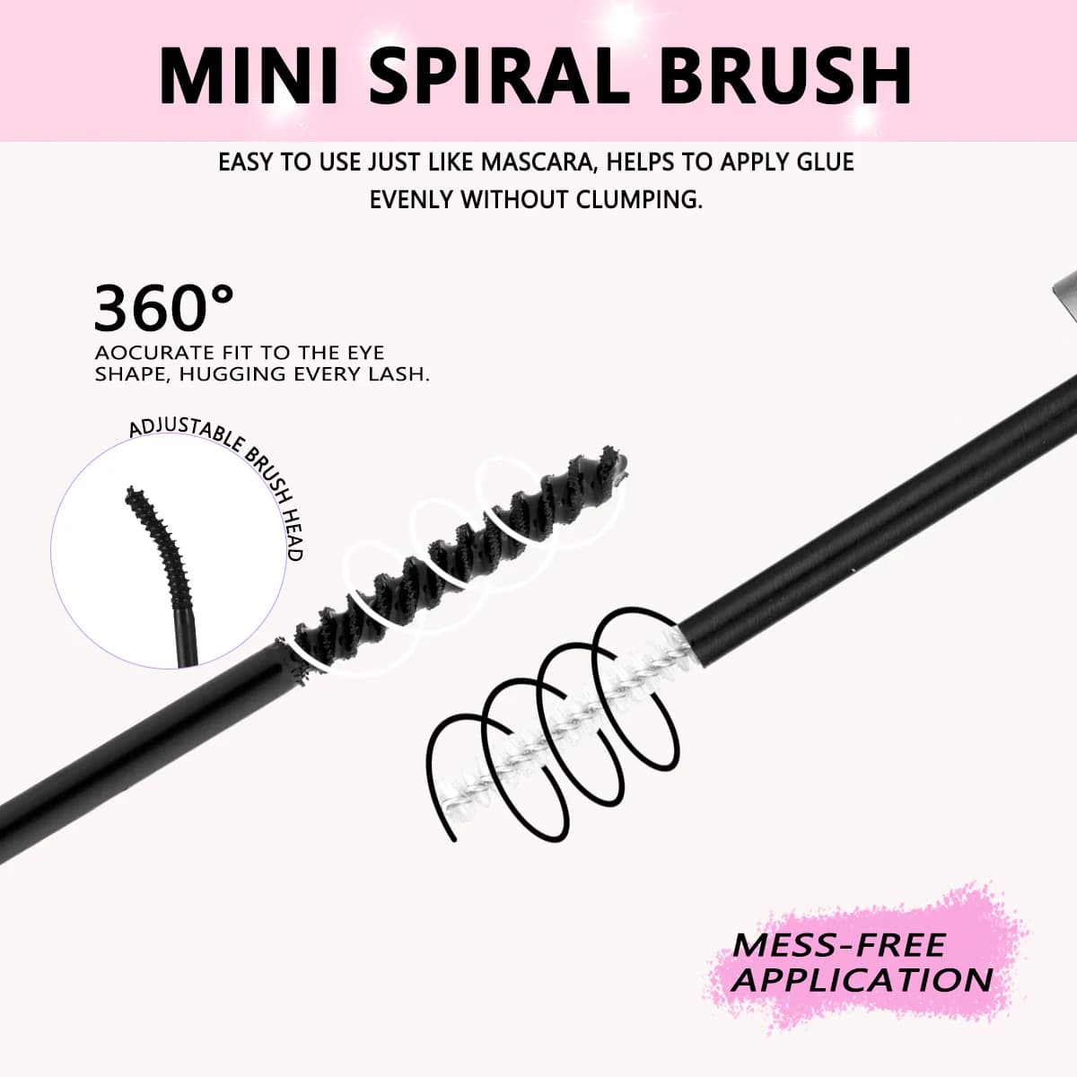 Colle à cils 2-en-1 pour extensions de cils DIY : Adhésion et scellage longue durée, tenue forte, ré