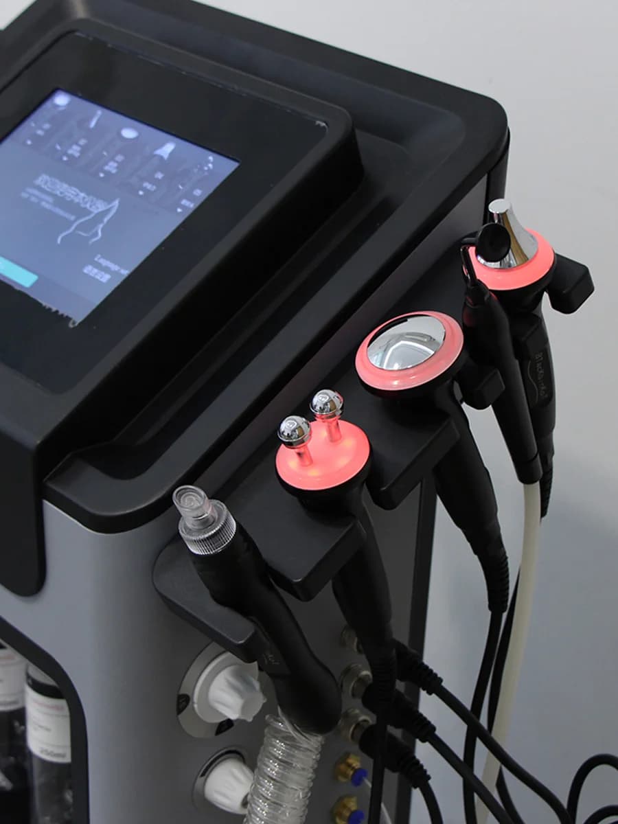 Hydro Machine à oxygène et eau 12 en 1, Lifting du visage, nettoyage en profondeur, Dermabrasion, Pe