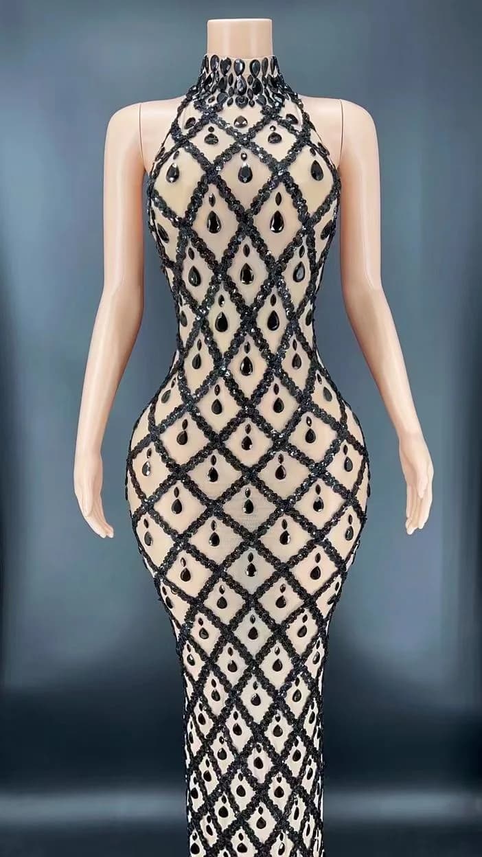 Robe courte transparente avec biscuits argentés clignotants, CitroFranges, Costume de réunion d'anni