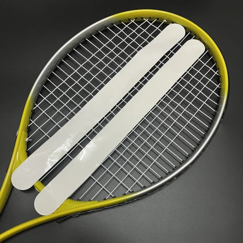 Bande de protection de bord de tête de raquette de Tennis auto-adhésive épaisse, 2 pièces, accessoir