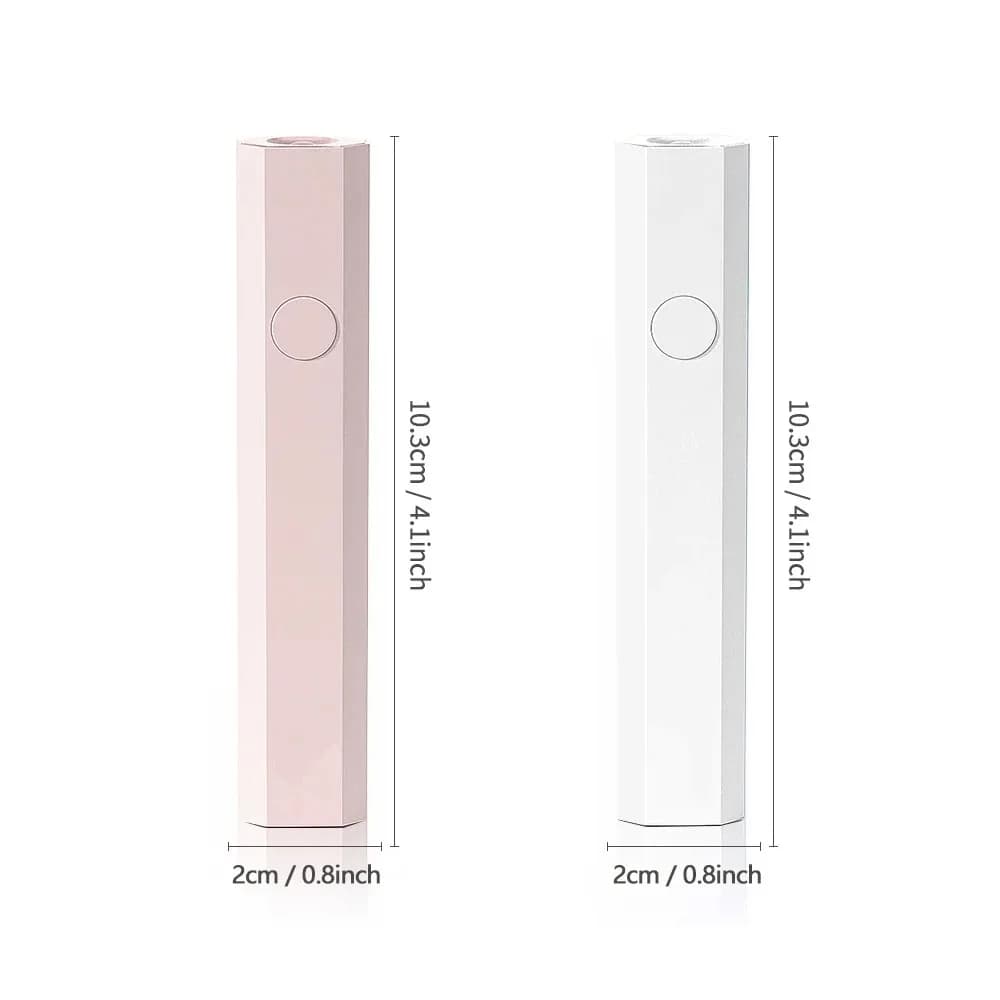 Lampe monogramme portative UV LED pour ongles, pour le durcissement de tous les vernis Gel, Recharge