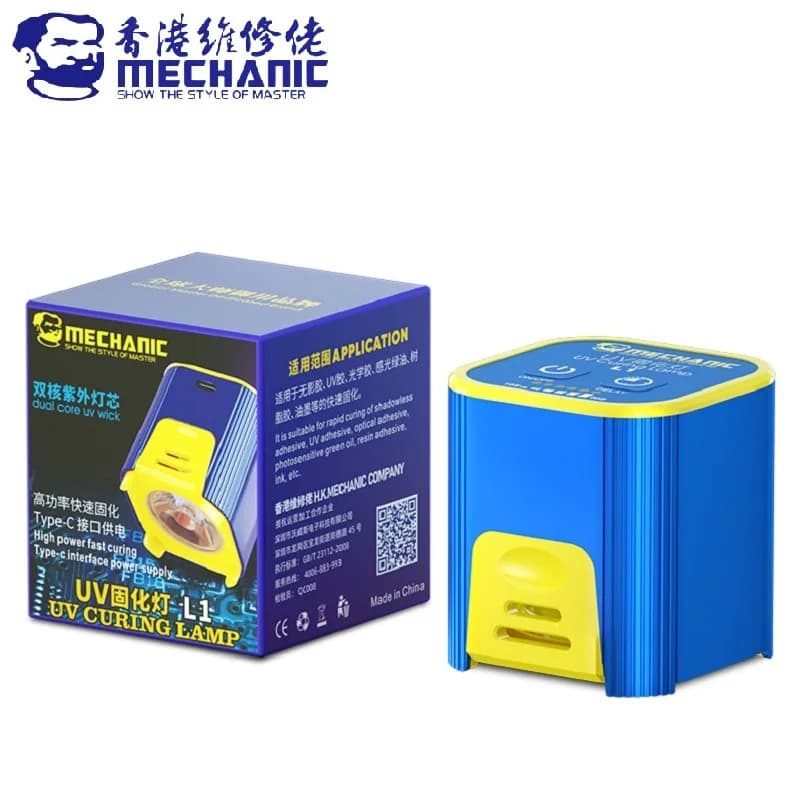 Mécano L1 Pro – lampe UV intelligente à Double lampe 7W, outil de réparation et de durcissement rapi