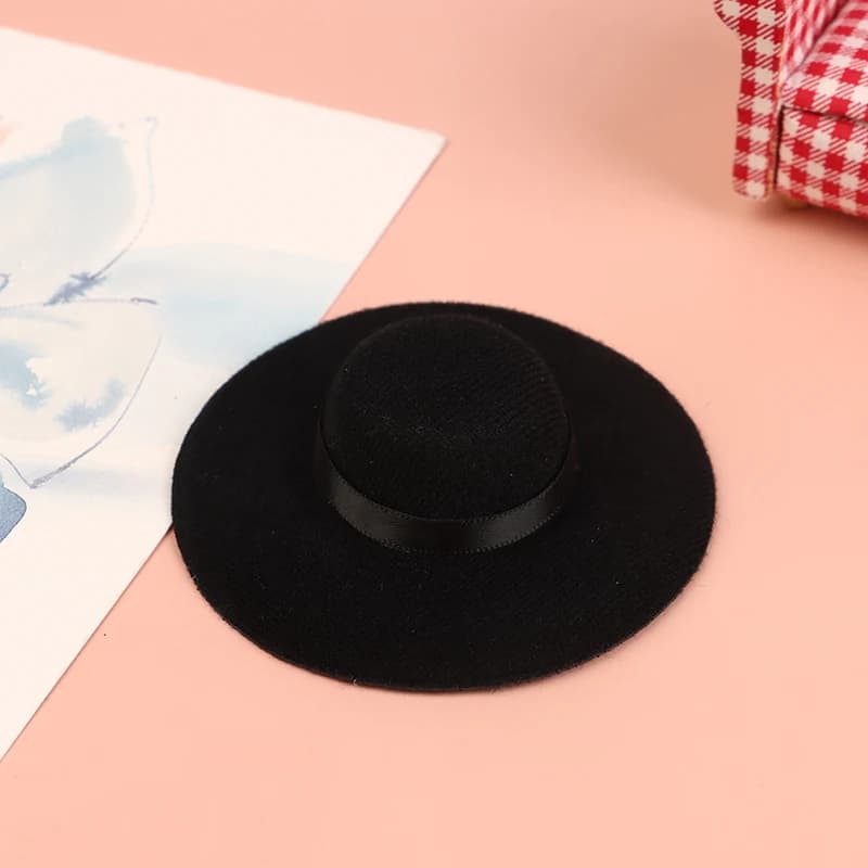 1 pièces 1:12 maison de poupée chapeau maison de poupée Miniature chapeau Mini poupées chapeau poupé