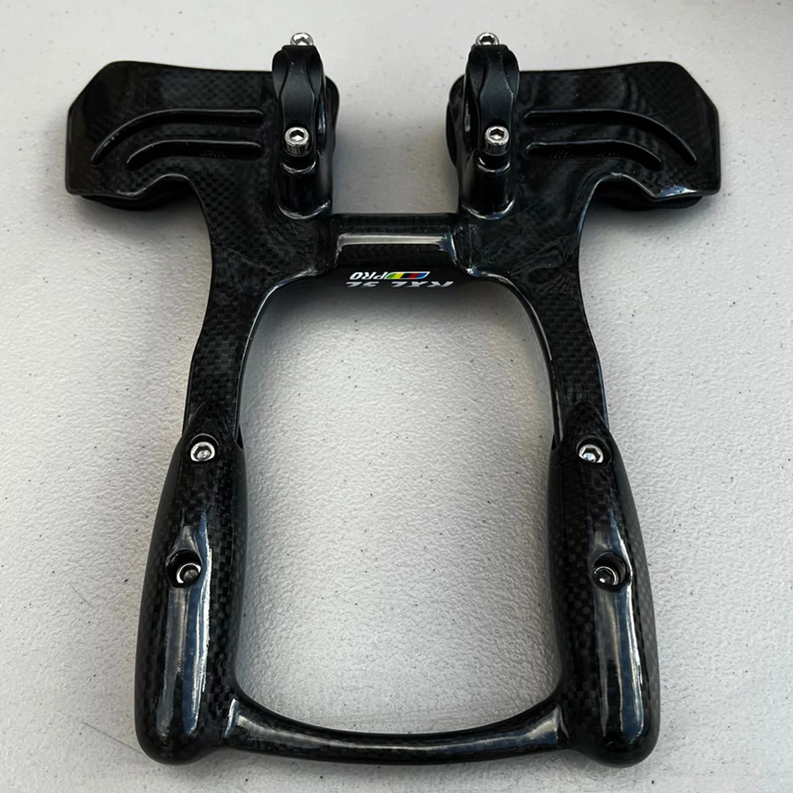 RXL SL-Guidon Aero TT Brcorporelle en Carbone pour Vélo de Route, Barre de Bras Réglable de 31.8mm, 