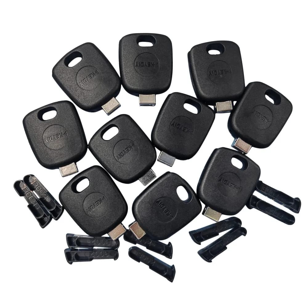 Étui à clé transpondeur universel KD, 10/50 pièces, puce de rechange, tête de clé KD Xhorse, coque d