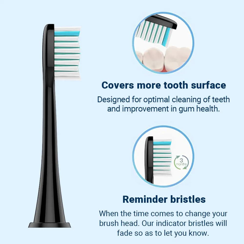 Têtes de brosse de rechange compatibles avec les têtes de brosse à dents électrique Phili Sonic Care