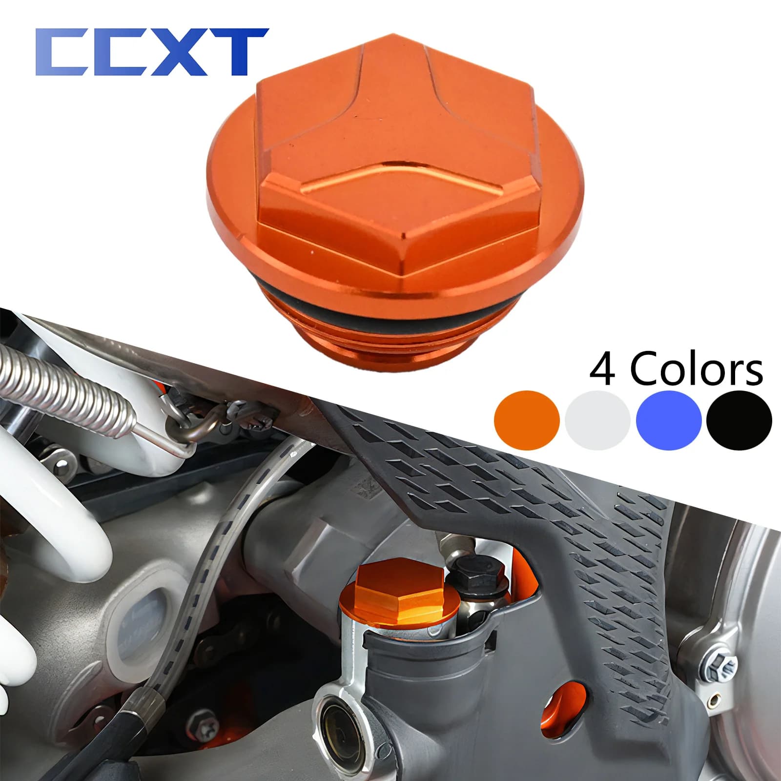 Couvercle de réservoir de frein arrière CNC pour moto, pour KTM XCW XC XCF SX SXF EXC EXCF pour Husq